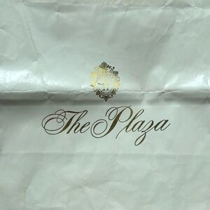 Vintage Plaza Hotel NYC gift bag. Circa 1980